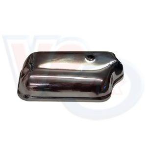 CHROME CARB BOX TOP – EARLY NON OIL INJECTION TYPE