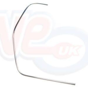 SILVER LEGSHIELD TRIM – LEFT SIDE – EQUIVALENT TO PIAGGIO 577180