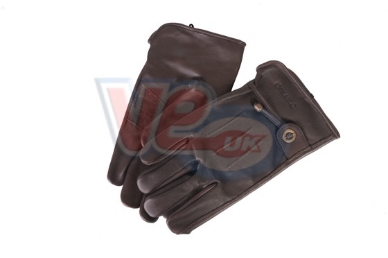 Black Corazzo Cordero Scooter or Motorcycle Gloves