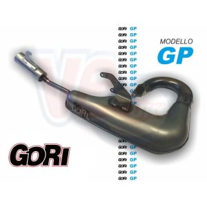 GORI GP EXHAUST – FOR CYLINDER WITH STANDARD FLANGE – LAMBRETTA SERIES 1-2-3