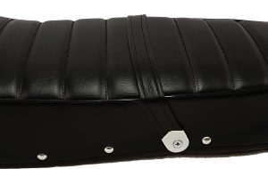 STANDARD DUAL SEAT WITH RIBBED TOP – BLACK