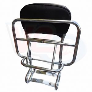 CHROME REAR CARRIER & BACKREST