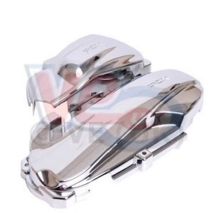 CHROME ENGINE SIDE COVER AND AIR BOX COVER SET – FITS 2009-2013 MODELS