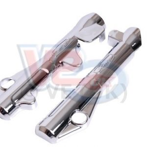 CHROME FORK COVERS – PAIR – FITS 2009-2013 MODELS