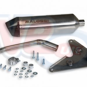 MALOSSI RX EXHAUST – STAINLESS STEEL & CARBON FIBRE – E-MARKED
