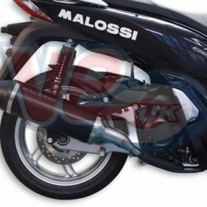 MALOSSI RX BLACK EXHAUST SYSTEM – SH300 Euro 4 2015 on