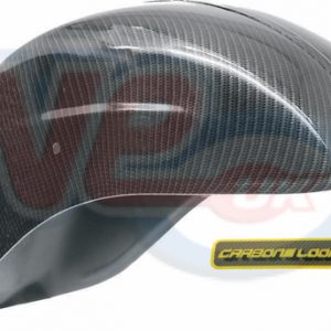 FRONT MUDGUARD – METAL WITH CARBON FIBRE LOOK FINISH – READY TO FIT