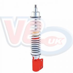 FRONT DAMPER WITH PRE LOAD ADJUSTER – RED BODY & WHITE SPRING