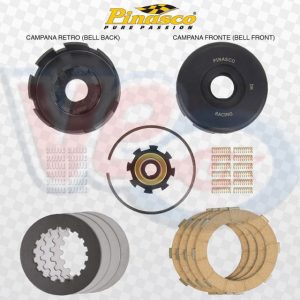PINASCO BULL CLUTCH KIT – 12 SPRING CNC MACHINED WITH NEW INTERFACE