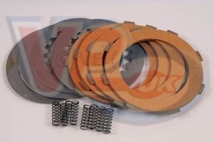CARBON RACING CLUTCH KIT -FRICTION+STEELS+SPRINGS- FOR NEW TYPE 4PL CLUTCH