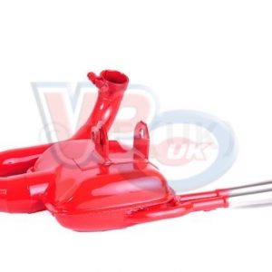 RED SIP ROAD 3 TWIN TAILPIPE EXHAUST – VESPA 200
