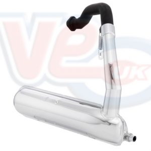 SIP ROAD BANANA EXHAUST – CHROME – PK – FITS 125-135 CYLINDERS