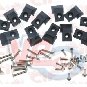 SET OF 12 FOOTBOARD END CAPS AND RIVETS – PX MARK 1