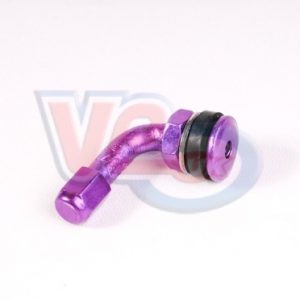 PURPLE ANODISED 90 DEGREE TYRE VALVE
