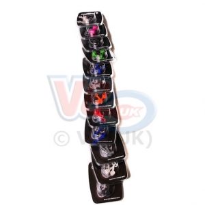 CAPPA DUSTCAPS –  CLIP STRIP OF 12 SETS – MIXED COLOURS