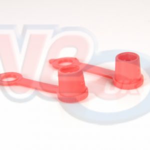 PAIR OF CAPPA DUSTCAPS – RED