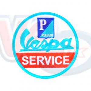 VESPA SERVICE EMBROIDED SEW ON PATCH