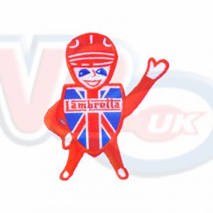 LAMBRETTA MAN EMBROIDED SEW ON PATCH