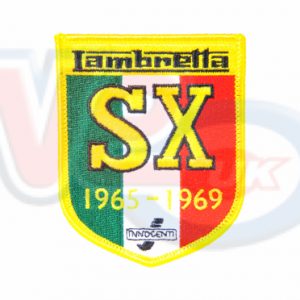LAMBRETTA SX ITALIA SHIELD EMBROIDED SEW ON PATCH