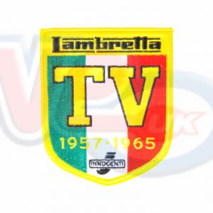 LAMBRETTA TV ITALIA SHIELD EMBROIDED SEW ON PATCH