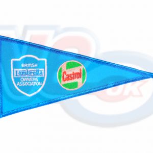 LAMBRETTA TRIANGULAR EMBROIDED SEW ON PATCH