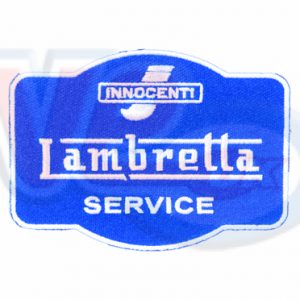 LAMBRETTA SERVICE EMBROIDED SEW ON PATCH