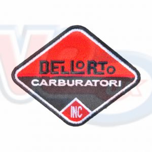 DELLORTO OLD LOGO EMBROIDED SEW ON PATCH