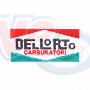 DELLORTO MODERN LOGO EMBROIDED SEW ON PATCH