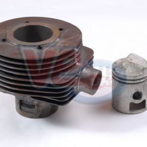 STANDARD 150cc 2 PORT CYLINDER AND PISTON KIT – DEFLECTOR CROWN PISTON