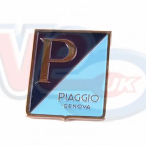 PRESTIGIOUS QUALITY PIAGGIO L-S DIAGONAL BADGE – LARGE