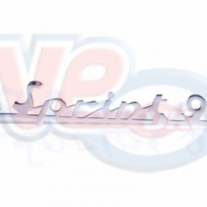 S.SPRINT – CHROME REAR FRAME BADGE