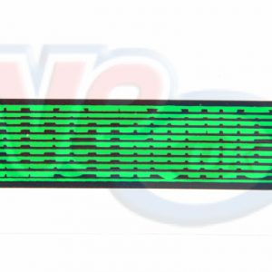 GREEN AND BLACK ELECTRONIC STICKER