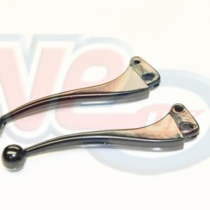 PAIR OF BLACK HANDLEBAR LEVERS WITH 19mm BALL END – LIMITED AVAILABILITY NEW OLD STOCK