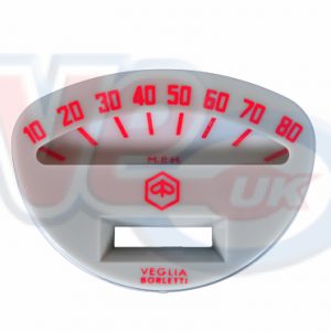 SPEEDO FACE – GREY 80mph – VMA2 – VBC – VLB SPRINT VELOCE