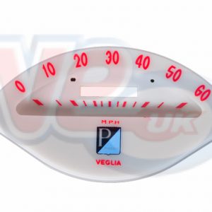 SPEEDO FACE – WHITE 60mph – VBA- VBB – VGLB