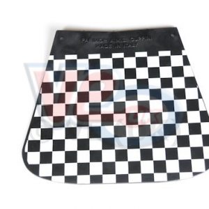 BLACK & WHITE CHEQUERED MUDFLAP