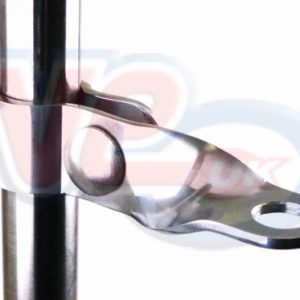 HALCYON TWISTED BAR CLAMP – STAINLESS STEEL – FOR VERTICAL BAR
