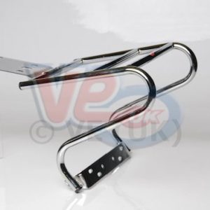 CHROME FLAT REAR CARRIER