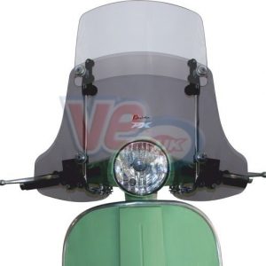 FACO HEIGHT ADJUSTABLE TWEEN FLYSCREEN – VESPA PX – T5 CLASSIC – LML