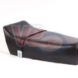 SUPER CORSA SEAT – BLACK WITH WHITE STRIPE