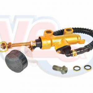 REAR BRAKE MASTER CYLINDER – 40-50mm HOLE SPACING – WITH REMOTE RESERVOIR