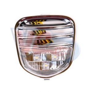 CHROME HORN GRILLE WITH LED LIGHT – FITS LX MODELS 2012 ON