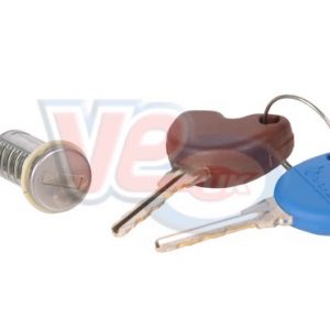 LOCK BARREL WITH BLUE AND RED KEYS – FOR SCOOTERS WITH OE IMMOBILISER