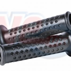 BLACK RUBBER OE STYLE HANDLEBAR GRIPS