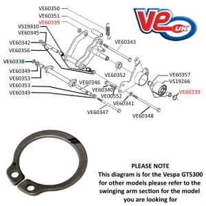 EXTERNAL CIRCLIP 15mm – PIAGGIO 006416