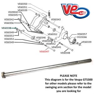 BOLT M12 x 324mm – PIAGGIO 597914