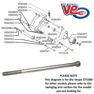 BOLT M10 x 220mm – PIAGGIO 598237
