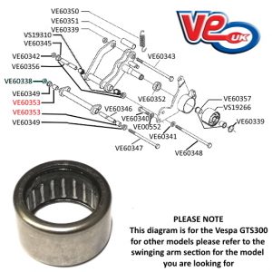 NEEDLE BEARING 18x24x14 – PIAGGIO 600161