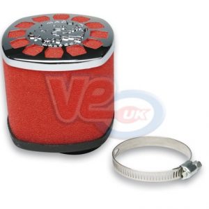 MALOSSI 35.5mm E14 STRAIGHT RED AIR FILTER-  DELLORTO PHVA – PHBN