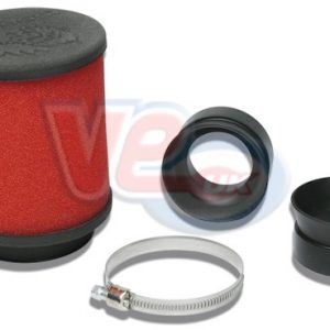 MALOSSI 42mm, 50mm, 60mm E16 RED SPONGE AIR FILTER – DELLORTO PHBH-VHST, KEIHIN, MIKUNI